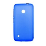 Coque silicone unie compatible givré bleu nokia lumia 530 - neuf Coque silicone unie compatible givré bleu nokia lumia 530 - neuf