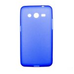 Coque silicone unie compatible givré bleu samsung galaxy core 2 - neuf Coque silicone unie compatible givré bleu samsung galaxy core 2 - neuf