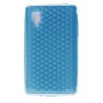 Coque silicone unie compatible givré bleu turquoise lg optimus l4 ii - neuf Coque silicone unie compatible givré bleu turquoise lg optimus l4 ii - neuf