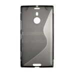 Coque silicone unie compatible givré noir nokia lumia 1520 - neuf Coque silicone unie compatible givré noir nokia lumia 1520 - neuf