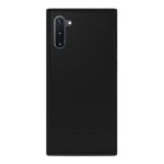 Coque silicone unie compatible givr� noir samsung galaxy note 10 - neuf