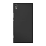 Coque silicone unie compatible givr� noir sony xperia xa1 plus - neuf