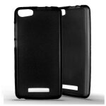 Coque silicone unie compatible givr� noir wiko lenny 2 - neuf