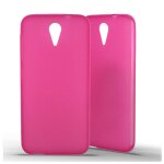 Coque silicone unie compatible givré rose htc desire 620 - neuf Coque silicone unie compatible givré rose htc desire 620 - neuf