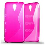 Coque silicone unie compatible givré rose htc desire 620 - neuf Coque silicone unie compatible givré rose htc desire 620 - neuf