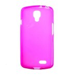 Coque silicone unie compatible givr� rose lg f70 - neuf