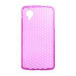 Coque silicone unie compatible givr rose lg google nexus 5 - neuf