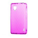 Coque silicone unie compatible givr� rose lg optimus g - neuf