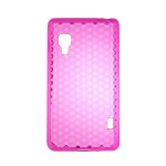 Coque silicone unie compatible givr rose lg optimus l5 ii - neuf