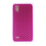 Coque silicone unie compatible givr rose lg optimus l9 - neuf