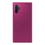 Coque silicone unie compatible givr� rose samsung galaxy note 10 plus - neuf
