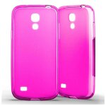 Coque silicone unie compatible givré rose samsung galaxy s4 mini - neuf Coque silicone unie compatible givré rose samsung galaxy s4 mini - neuf