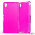 Coque silicone unie compatible givr� rose sony xperia m4 xperia m4 aqua - neuf