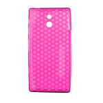 Coque silicone unie compatible givré rose sony xperia p - neuf Coque silicone unie compatible givré rose sony xperia p - neuf