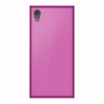 Coque silicone unie compatible givr� rose sony xperia xa1 - neuf