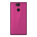 Coque silicone unie compatible givré rose sony xperia xa2 - neuf Coque silicone unie compatible givré rose sony xperia xa2 - neuf