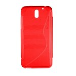 Coque silicone unie compatible givré rouge htc desire 610 - neuf Coque silicone unie compatible givré rouge htc desire 610 - neuf