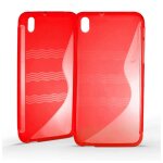 Coque silicone unie compatible givré rouge htc desire 816 - neuf Coque silicone unie compatible givré rouge htc desire 816 - neuf