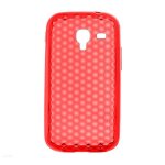 Coque silicone unie compatible givré rouge samsung galaxy ace 2 - neuf Coque silicone unie compatible givré rouge samsung galaxy ace 2 - neuf