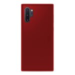 Coque silicone unie compatible givr� rouge samsung galaxy note 10 plus - neuf