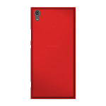 Coque silicone unie compatible givr� rouge sony xperia xa1 plus - neuf