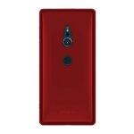 Coque silicone unie compatible givr� rouge sony xperia xz2 - neuf