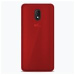 Coque silicone unie compatible givr� rouge wiko lenny 5 - neuf