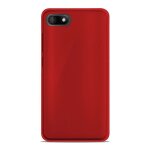 Coque silicone unie compatible givr� rouge wiko sunny 3 - neuf