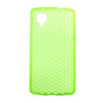 Coque silicone unie compatible givr vert lg google nexus 5 - neuf