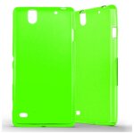 Coque silicone unie compatible givré vert sony xperia c4 - neuf Coque silicone unie compatible givré vert sony xperia c4 - neuf