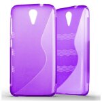 Coque silicone unie compatible givré violet htc desire 620 - neuf Coque silicone unie compatible givré violet htc desire 620 - neuf