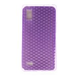 Coque silicone unie compatible givr� violet lg optimus l9 - neuf