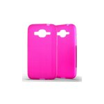 Coque silicone unie compatible givré violet samsung galaxy core prime - neuf Coque silicone unie compatible givré violet samsung galaxy core prime - neuf