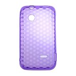 Coque silicone unie compatible givr violet sony xperia tipo - neuf