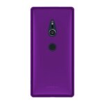 Coque silicone unie compatible givré violet sony xperia xz2 - neuf Coque silicone unie compatible givré violet sony xperia xz2 - neuf