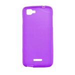 Coque silicone unie compatible givré violet wiko kite - neuf Coque silicone unie compatible givré violet wiko kite - neuf