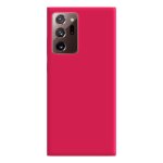 Coque silicone unie mat rose compatible samsung galaxy note 20 ultra - neuf