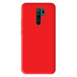 Coque silicone unie mat rouge compatible xiaomi redmi 9 - neuf Coque silicone unie mat rouge compatible xiaomi redmi 9 - neuf
