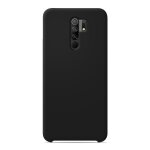 Coque silicone unie soft touch noir compatible xiaomi redmi 9 - neuf