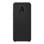 Coque silicone unie soft touch noir compatible xiaomi redmi note 9 pro - neuf Coque silicone unie soft touch noir compatible xiaomi redmi note 9 pro - neuf