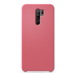 Coque silicone unie soft touch rose compatible xiaomi redmi 9 - neuf