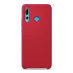 Coque silicone unie soft touch rouge compatible huawei p smart plus 2019 - neuf