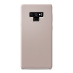 Coque silicone unie soft touch sable ros� compatible samsung galaxy note 9 - neuf
