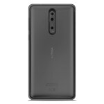 Coque silicone unie transparent compatible nokia 8 - neuf