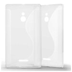 Coque silicone unie compatible transparent nokia xl - neuf