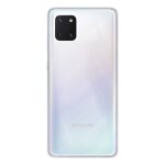 Coque silicone unie transparent compatible samsung galaxy note 10 lite - neuf