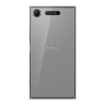 Coque silicone unie compatible transparent sony xperia xz1 - neuf