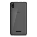 Coque silicone unie transparent compatible wiko lenny 4 plus - neuf