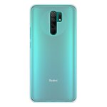 Coque silicone unie transparent compatible xiaomi redmi 9 - neuf
