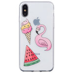 Coque souple patchs pour iphone x / xs - neuf